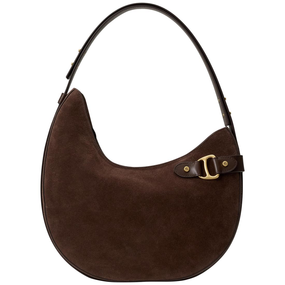 Lauren Ralph Lauren Tasha Medium Suede Shoulder Bag