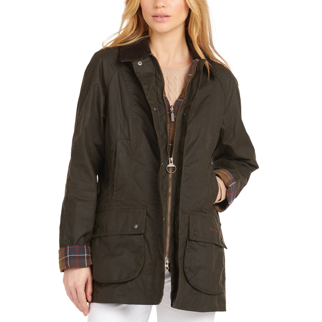 Barbour Beadnell Waxed Cotton Coat