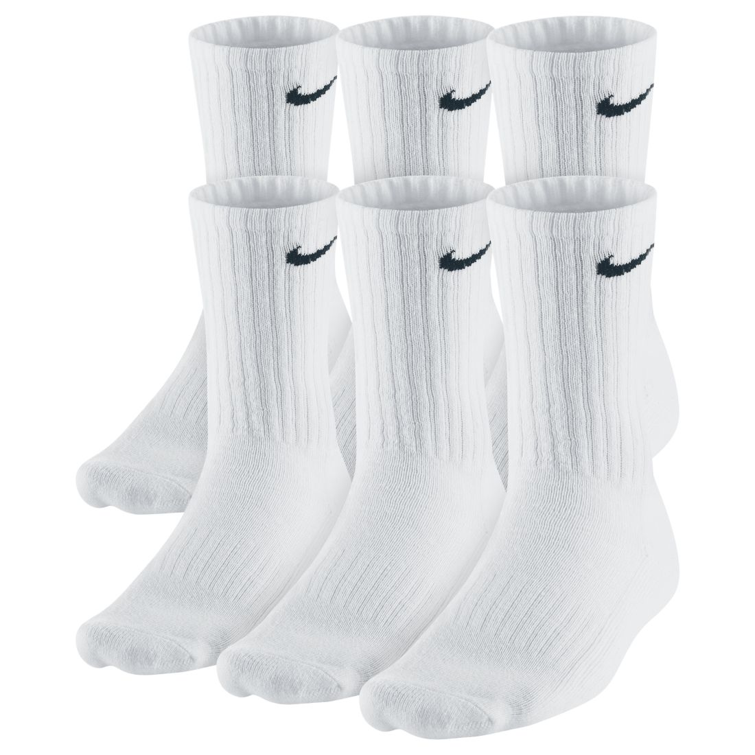 Nike Men's Cotton Crew Socks 6-Pack