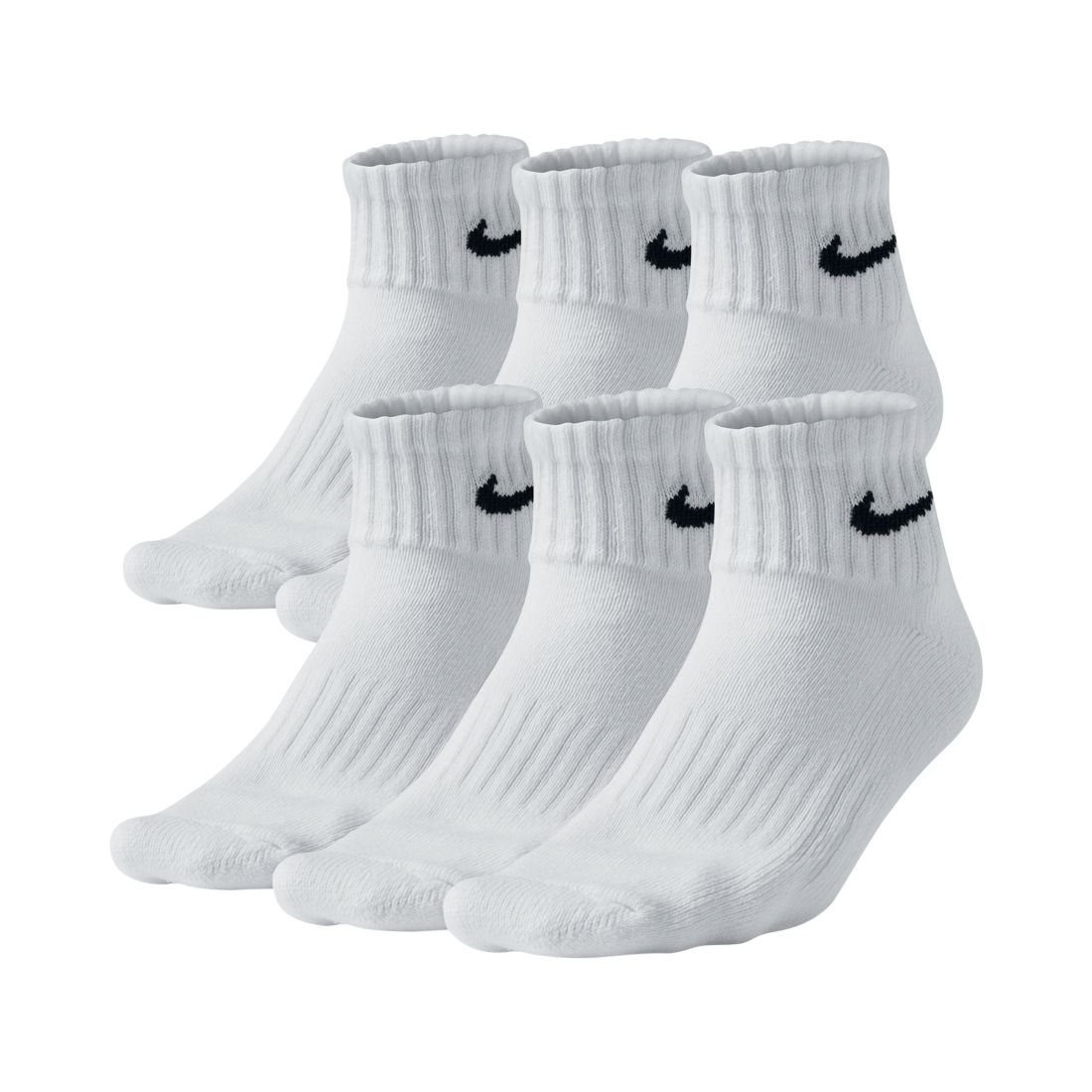 Nike Men's Cotton Quarter Socks 6-Pack