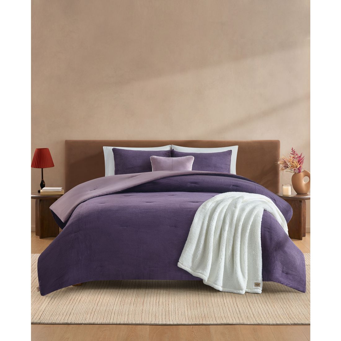 UGG Brody Reversible 5-Pc. Comforter Set, Full/Queen
