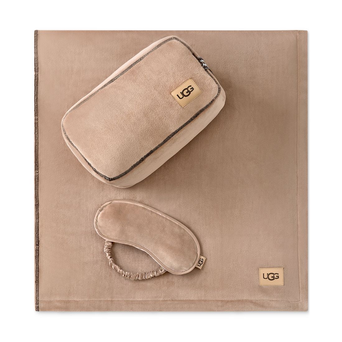UGG Raegan 3-Pc. Throw, Eye Mask and Case Gift Set