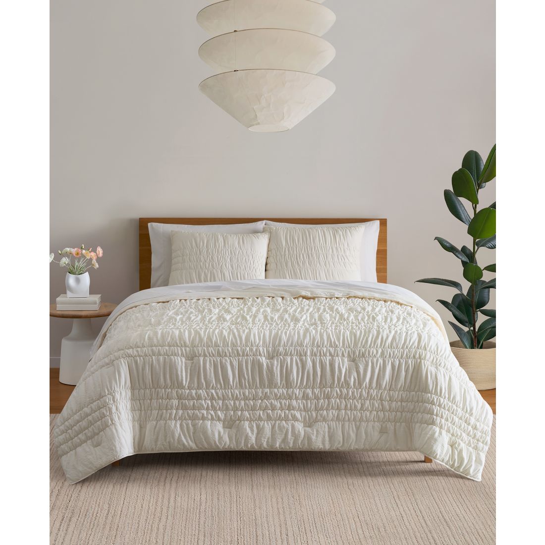 UGG Devon Tide Ruched 3-Pc. Comforter Set, King