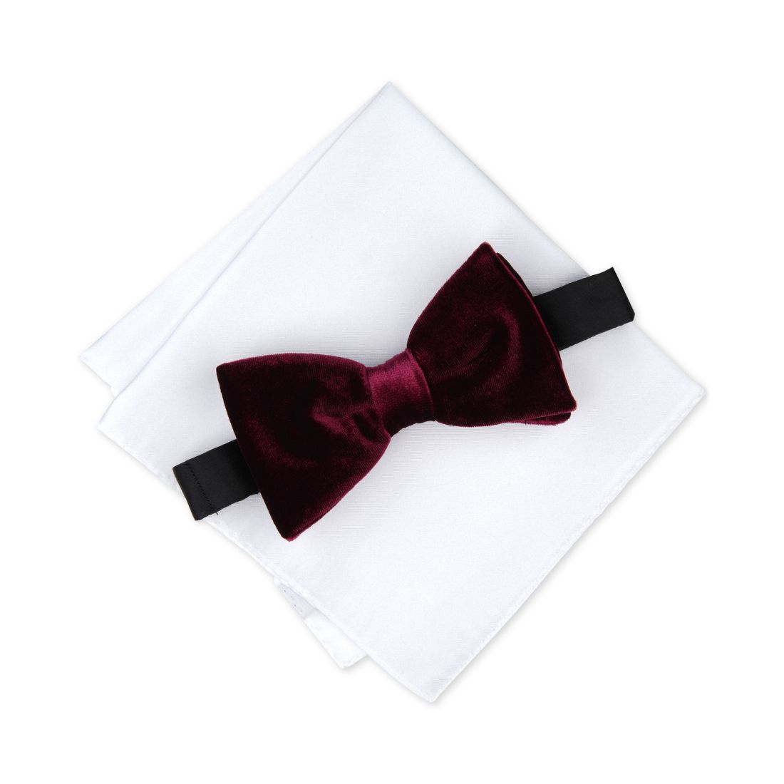 Alfani Men's Cameo Velvet Solid Bowtie, Created for Macy's