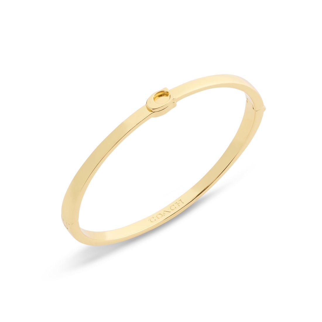 Coach Minimal Hinged Bangle Bracelets
