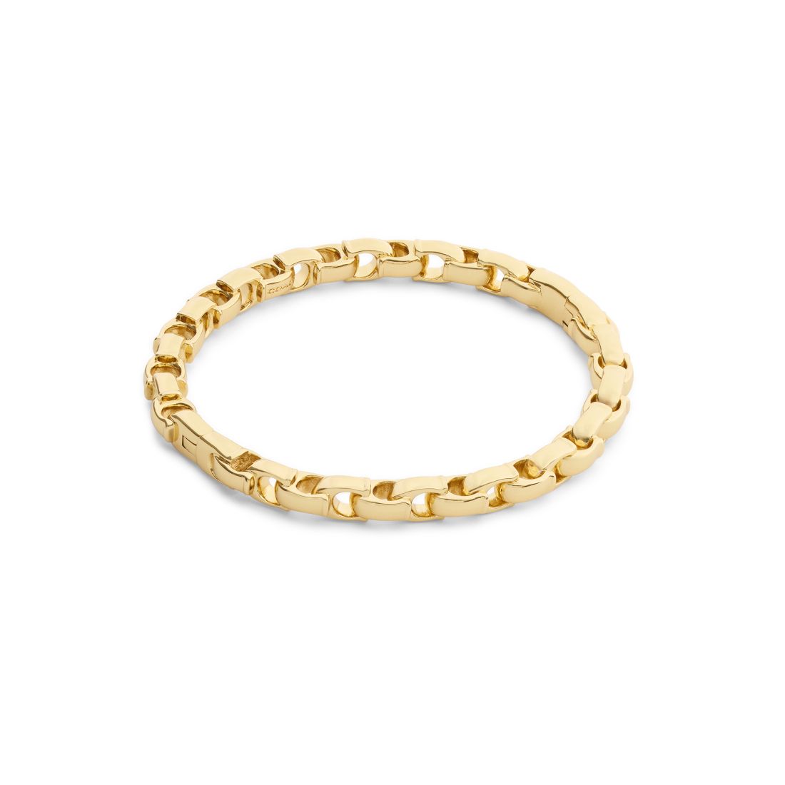Coach Gold Signature C Link Bangle Bracelet