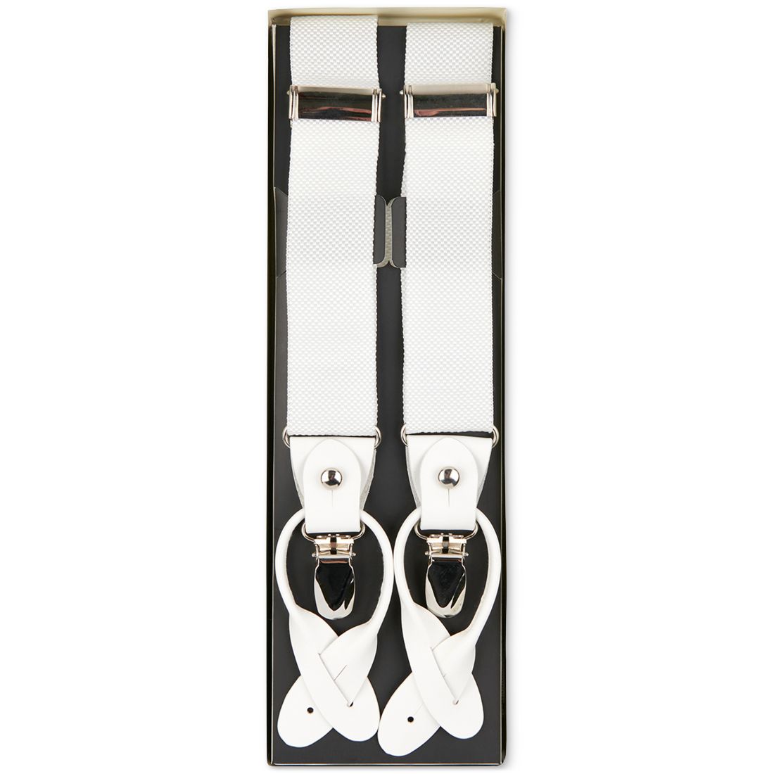 Construct Men's Solid Convertible Suspenders, Created for Macy's