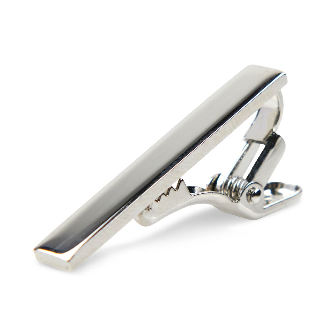 Construct Men's Silver Polished 1.5" Tie Bar