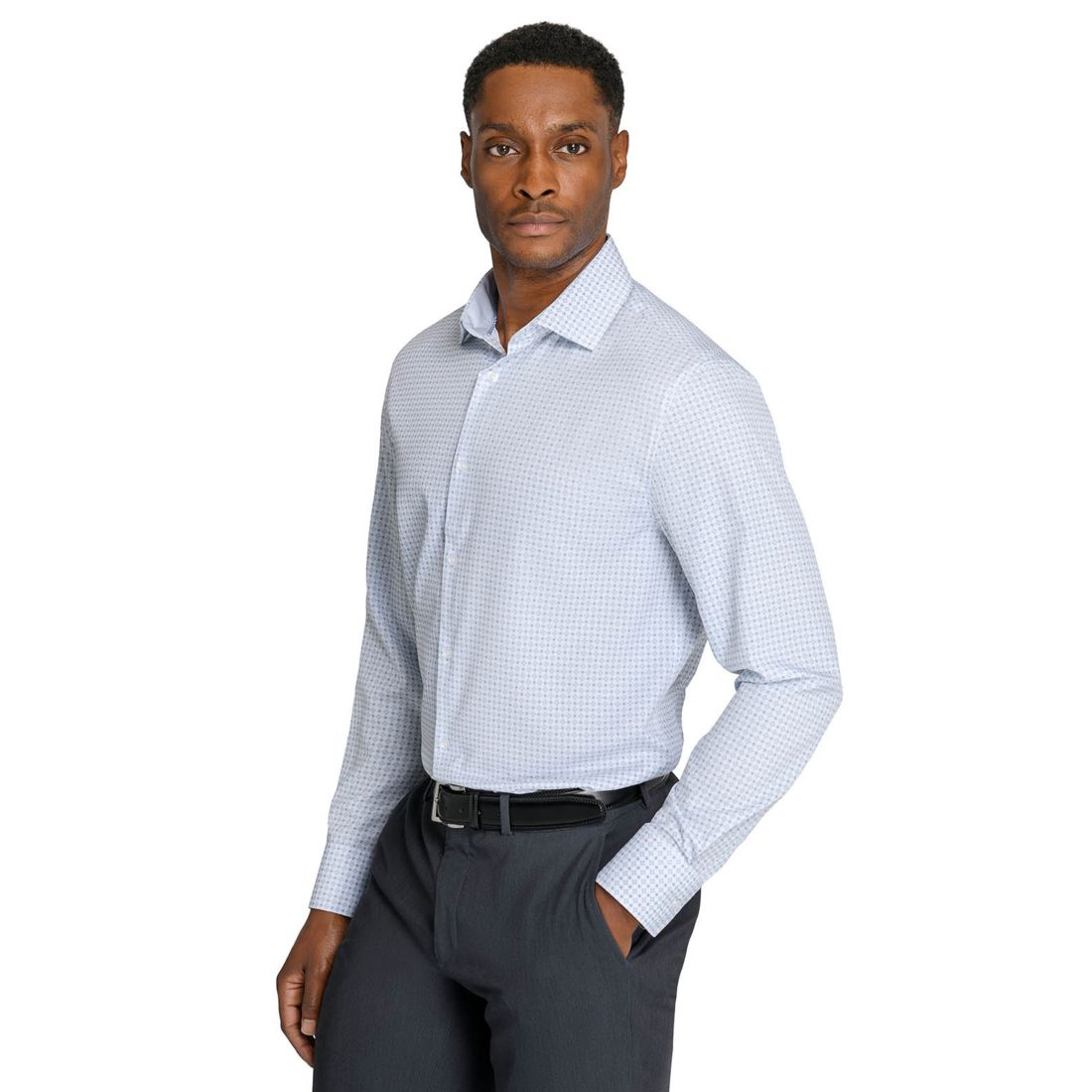 Construct Men's Slim-Fit Stretch Dress Shirt