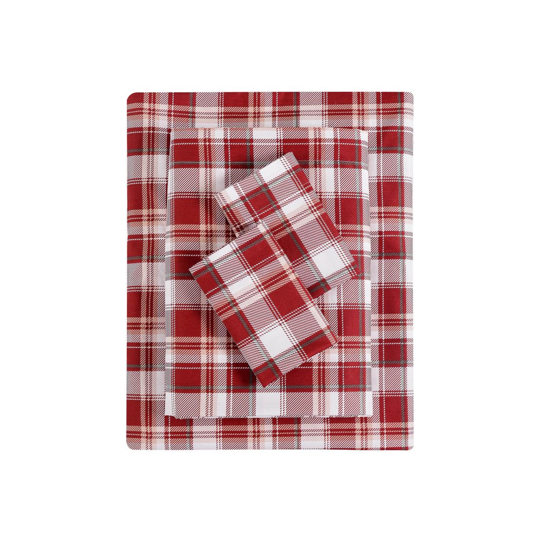 Macy's Sanders Holiday Printed Microfiber 4-Pc. Sheet Set, Queen