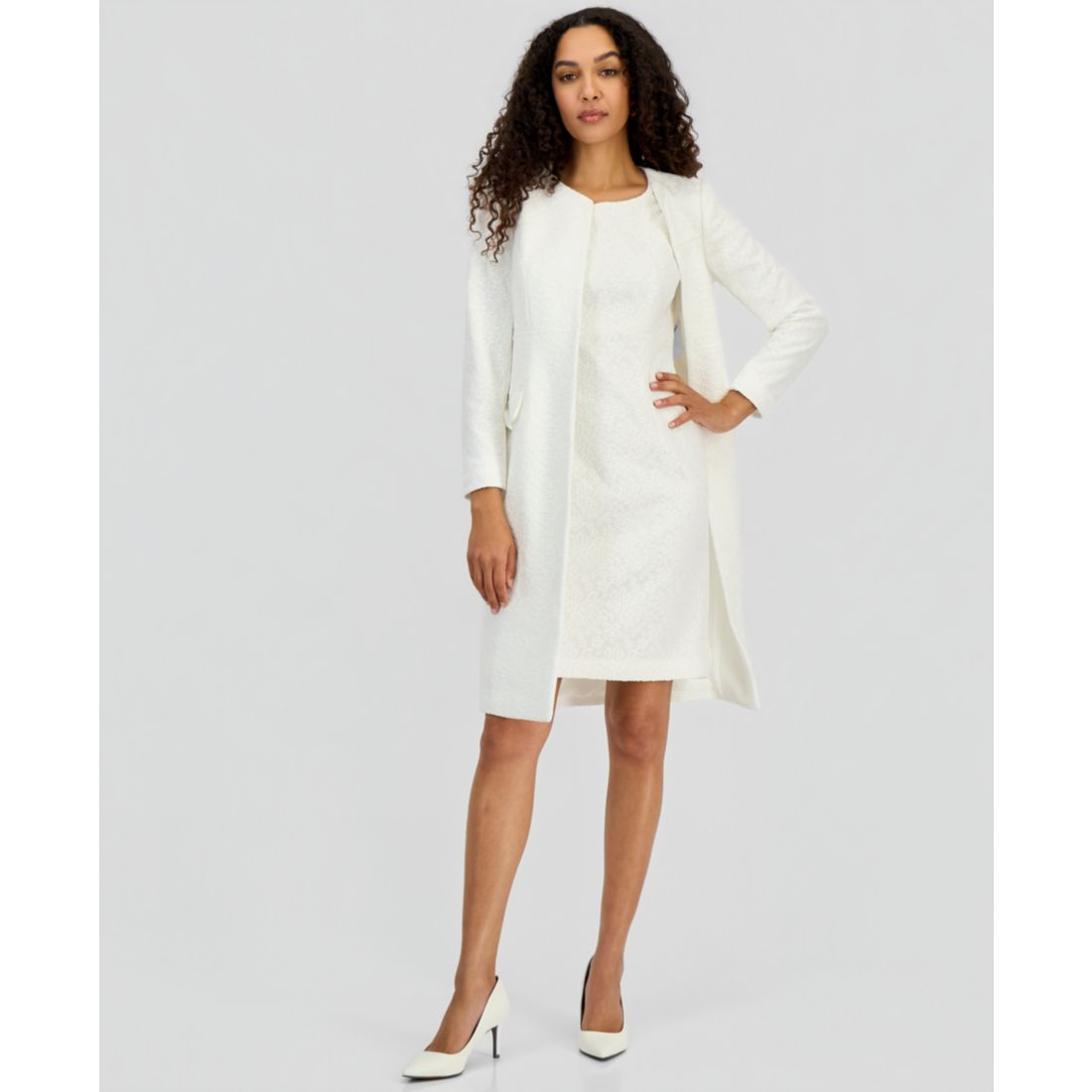 Kasper Women's Bonded Lace Topper Jacket