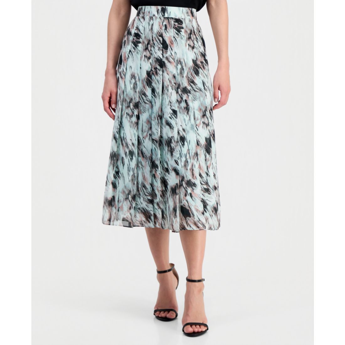 Kasper Women's Pull-On Pleated-Front Skirt, Regular & Petite