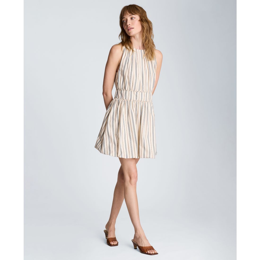 Kenneth Cole Women's Crewneck Bubble Mini Dress