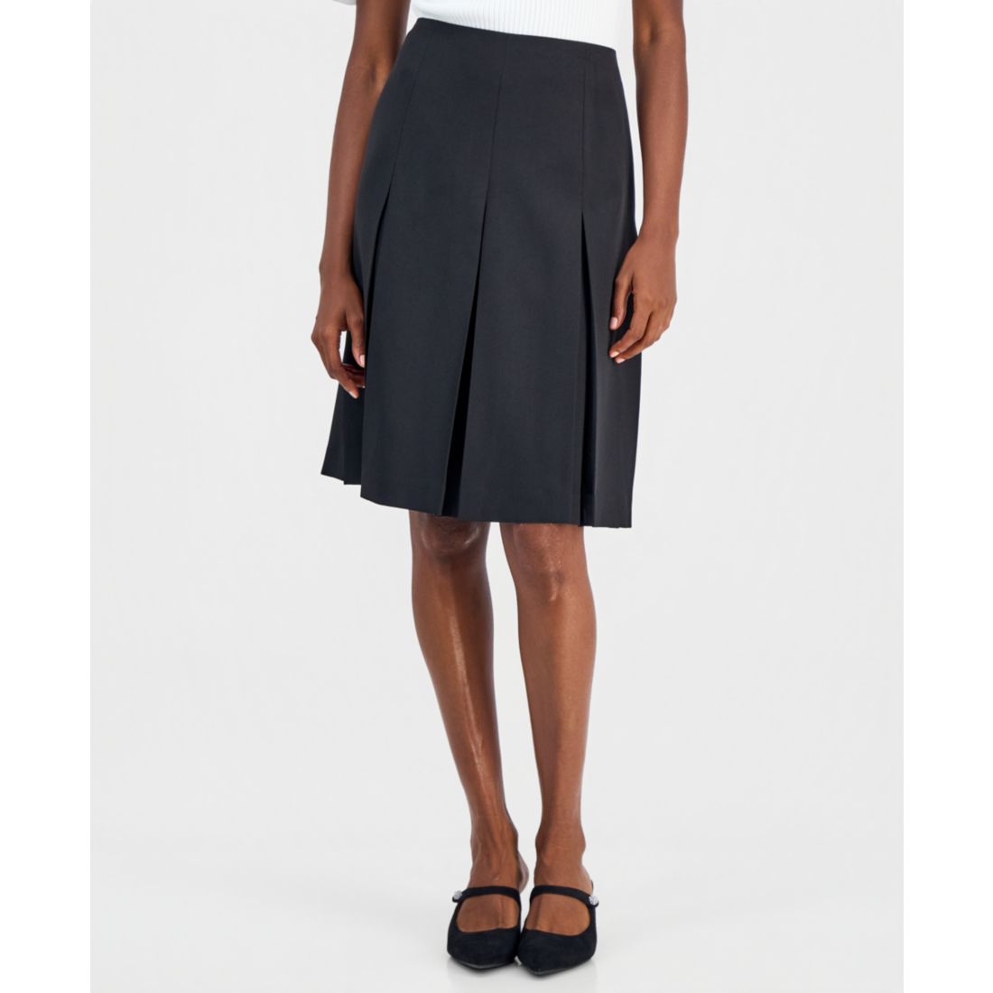 Kasper Women's Box Pleat Skirt