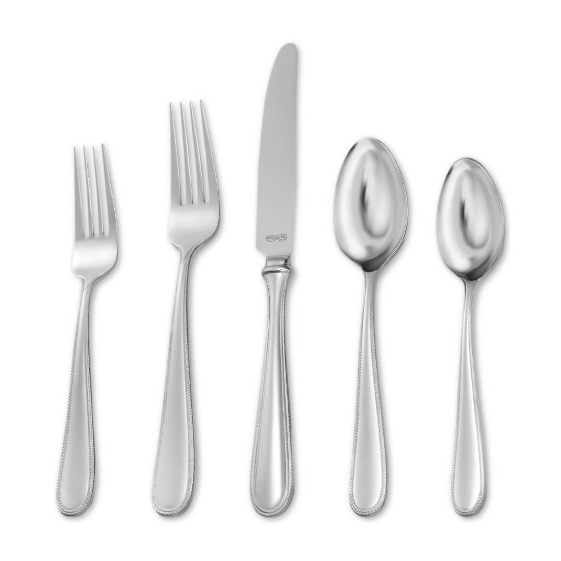 Vera Wang Wedgwood Flatware 18/10, Infinity 5 Piece Place Setting