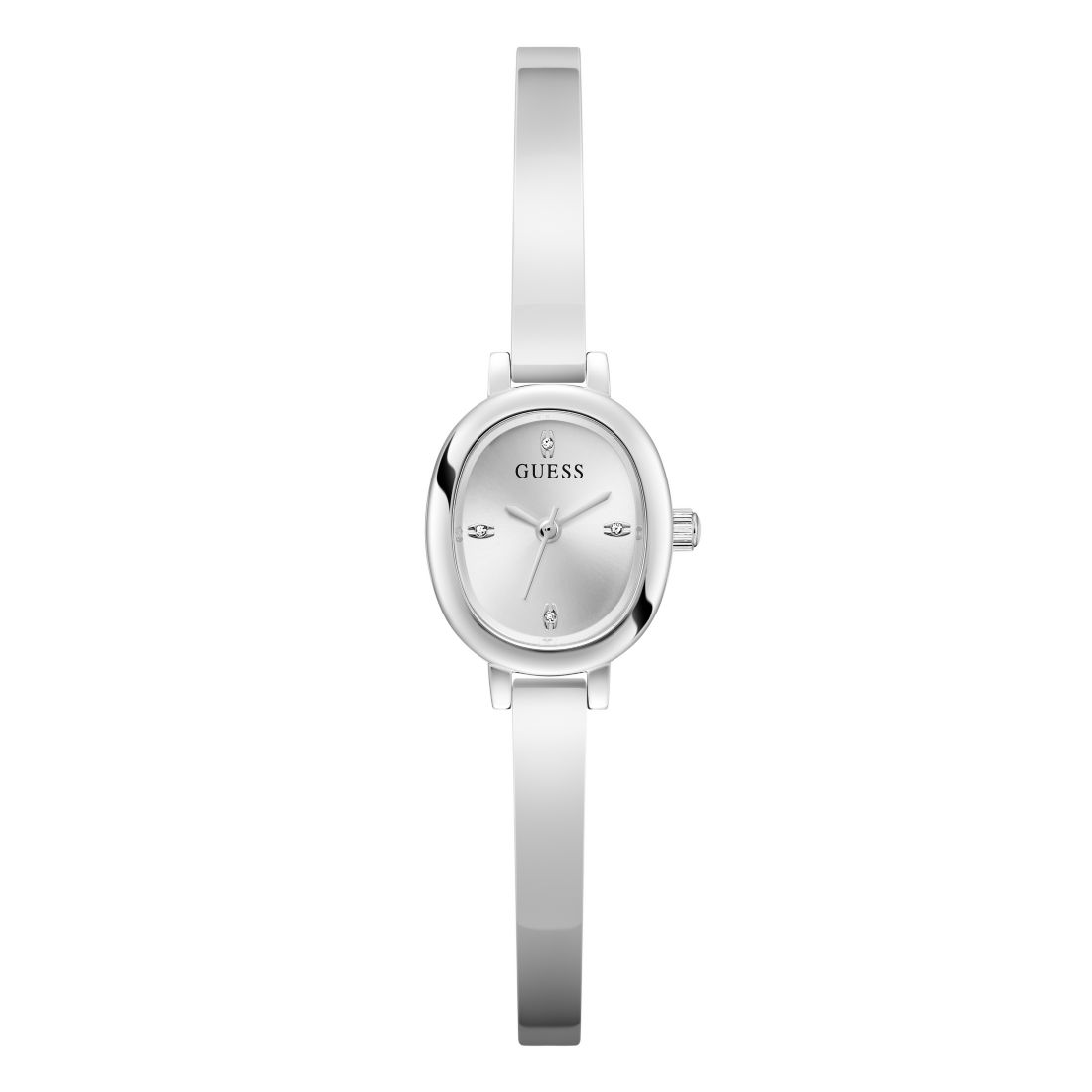 Guess Women's Silver Tone Analog Watch, 21mm