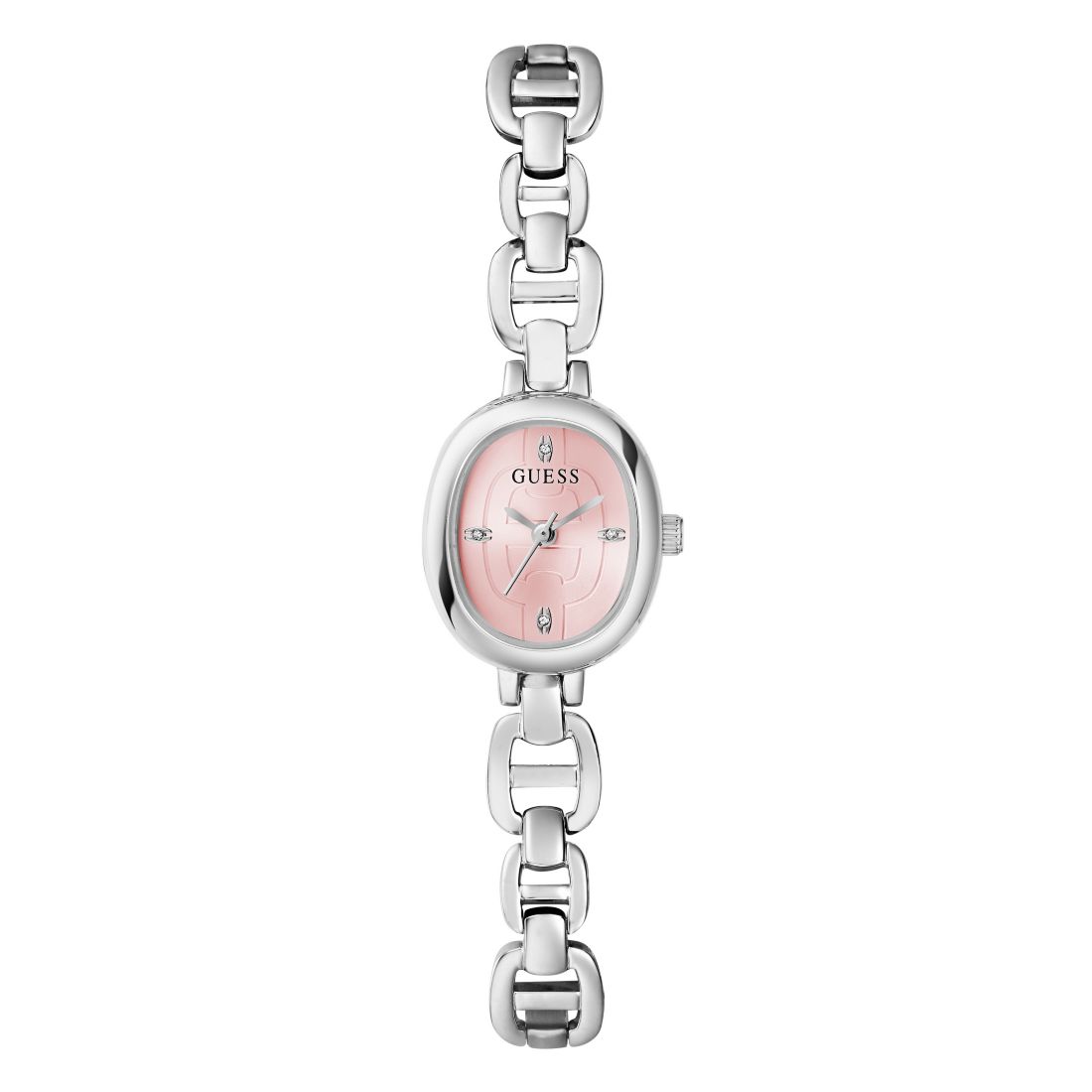 Guess Women's Silver-Tone Analog Watch, 21mm