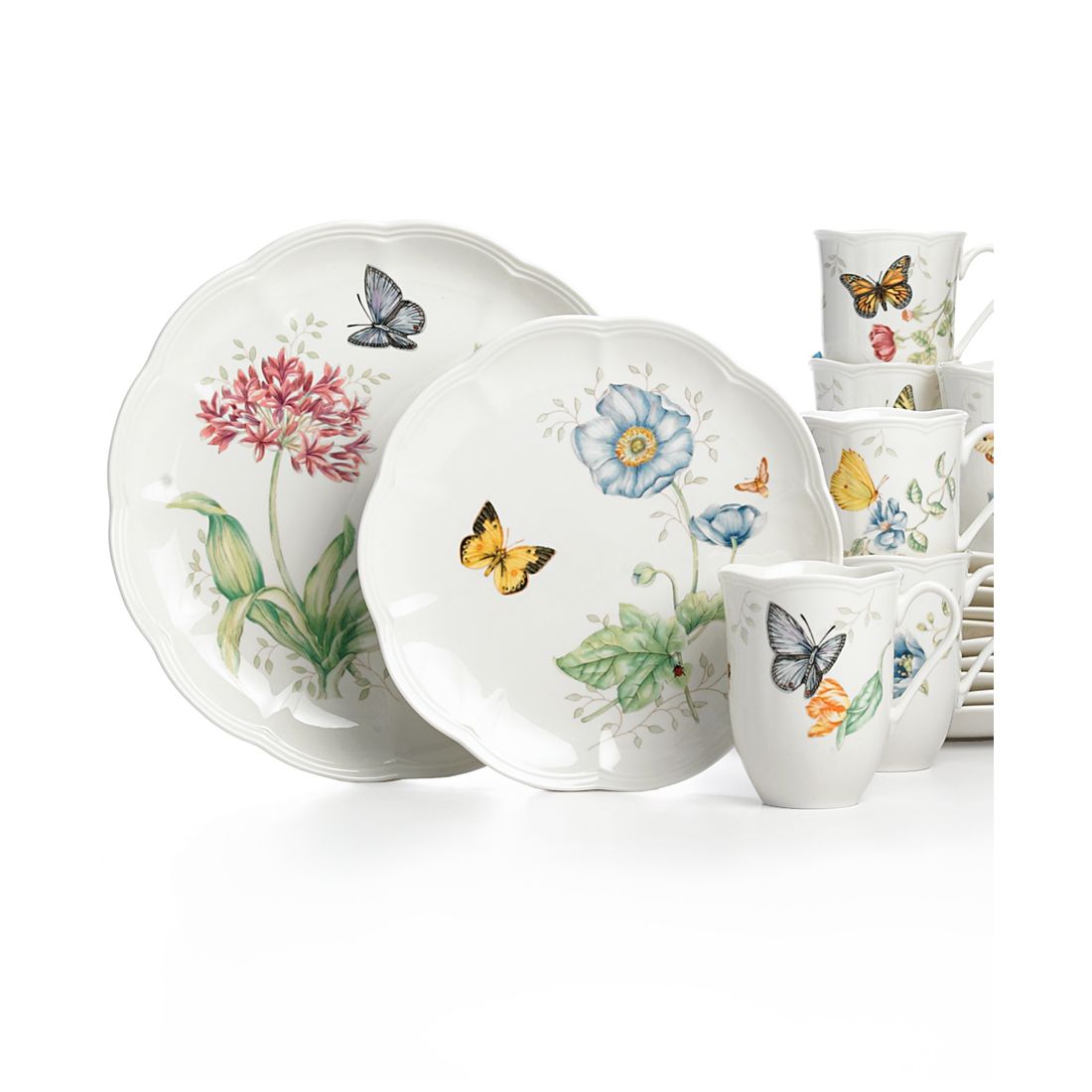 Lenox Butterfly Meadow 18 Pc. Dinnerware Set, Service for 6