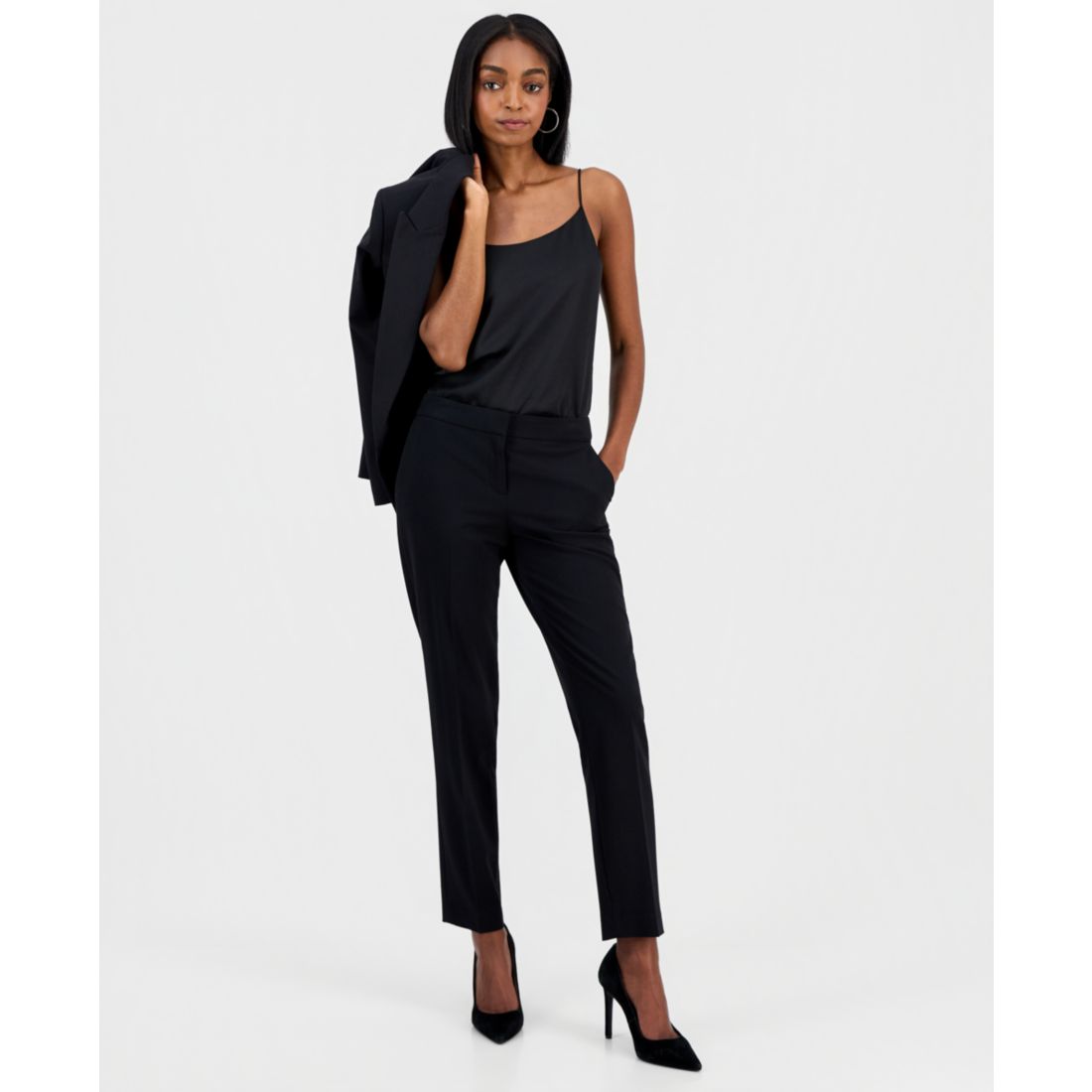 macy's dress pants for ladies Macy*s Bar Iii Women's Bi-Stretch Straight-Leg Pants, Created available now at The Galleria™ Contrast color