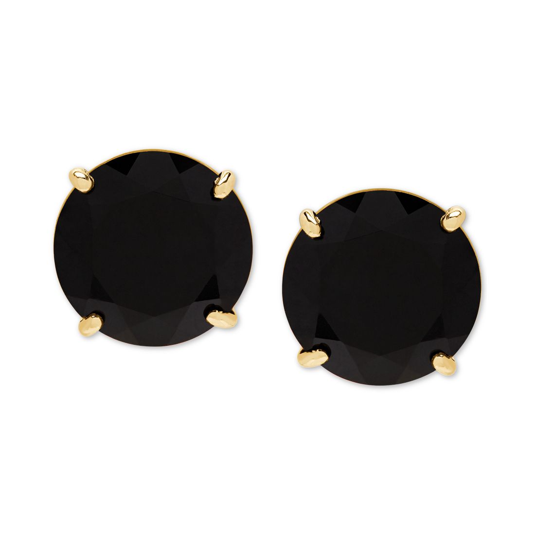 Macy's Onyx (9mm) Stud Earrings in 14k Gold