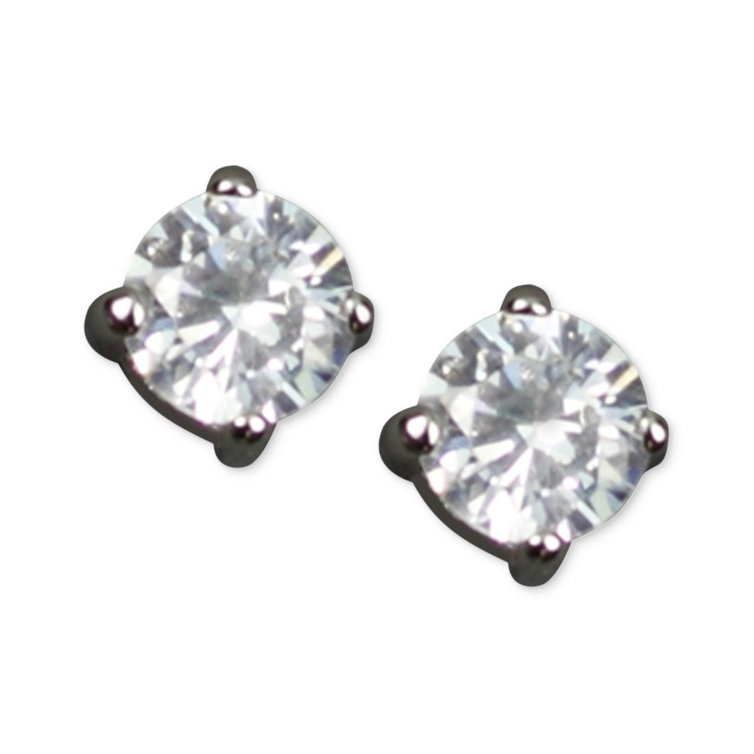 Givenchy Earrings, Round Cubic Zirconia Stud (3/4 ct. t.w.)
