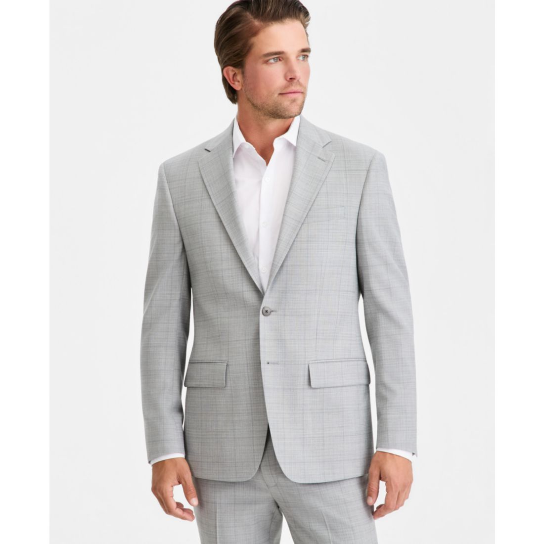 Calvin Klein Men's Slim-Fit Wool-Blend Suit Jacket