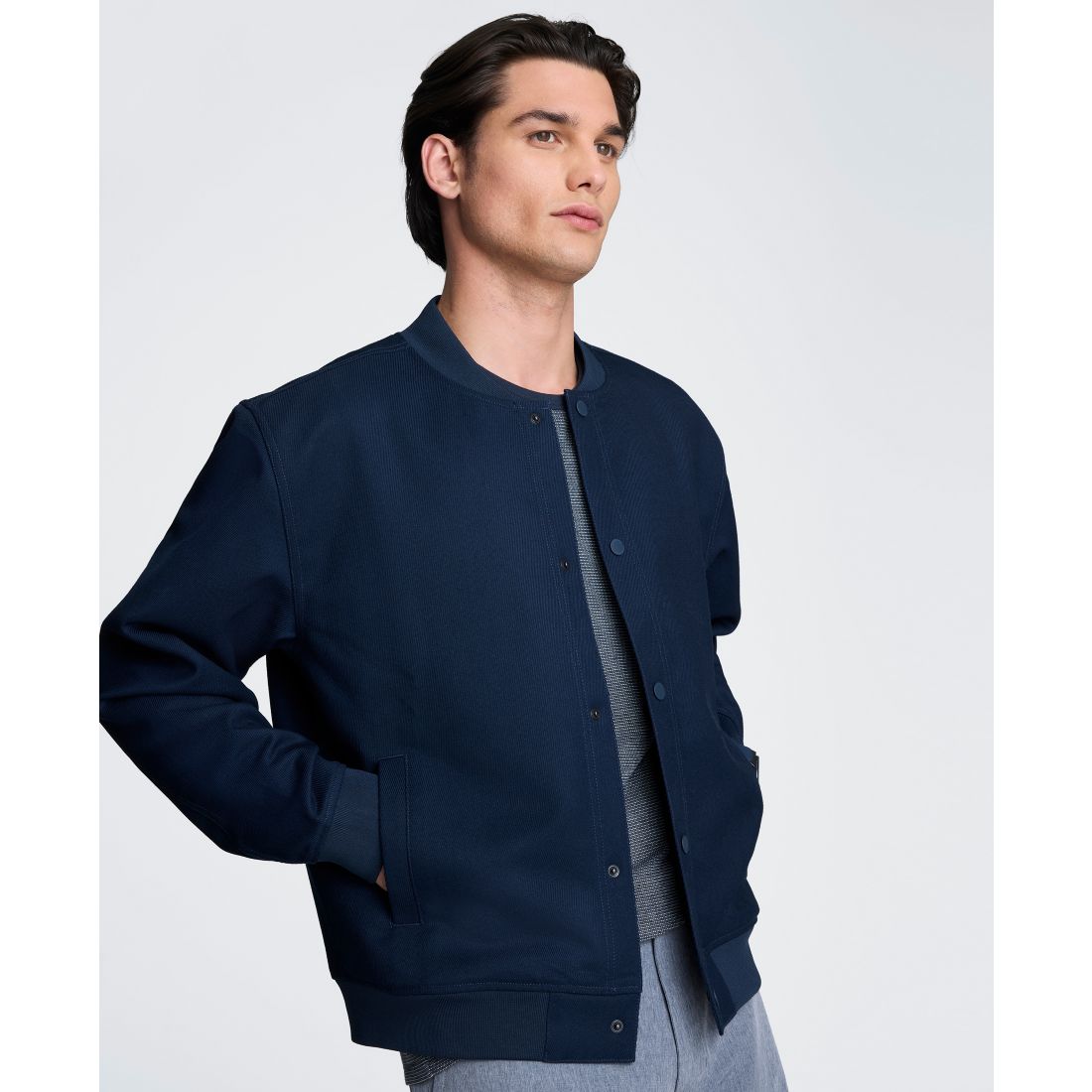 Kenneth Cole Men's Relaxed Bomber Jacket