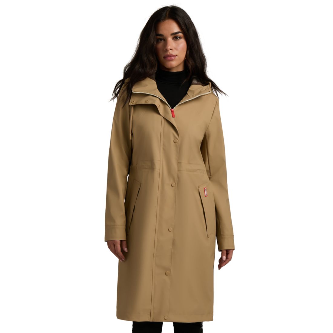 Hunter Women's Long Rubberized Anorak Coat