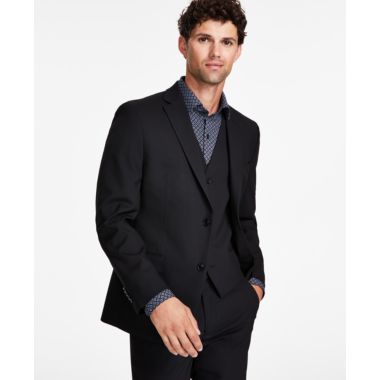 Macy s Michael Kors Men s Classic Fit Wool Blend Stretch Solid Suit Jacket available now at Lakeline Mall