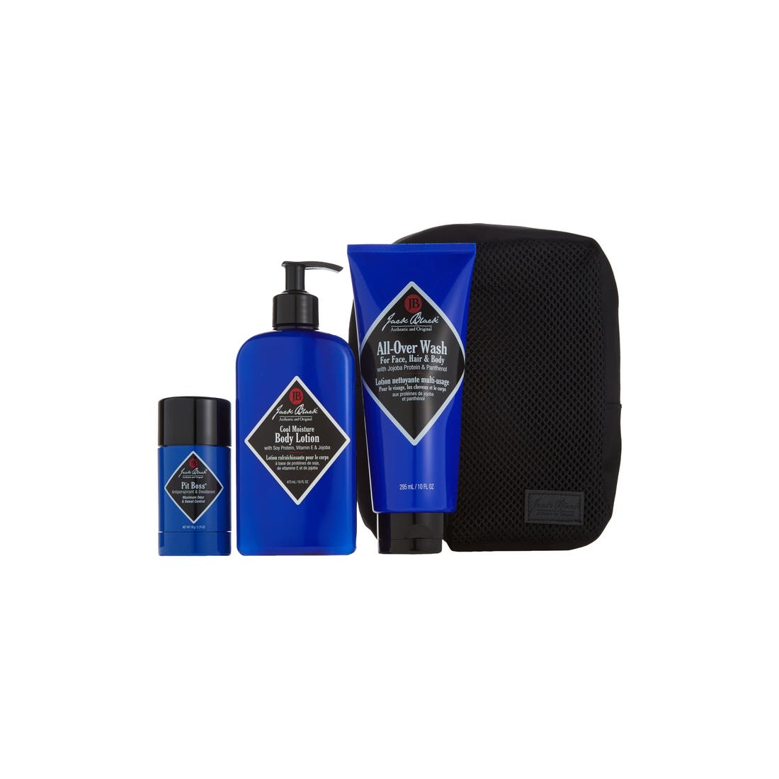 Jack Black Clean & Cool Body Basics Set USD $88 Value