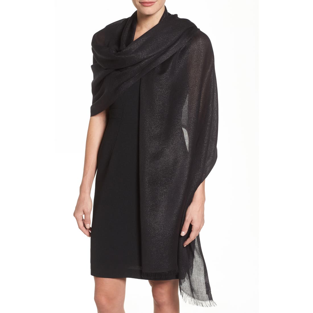 Nordstrom Metallic Lightweight Wrap