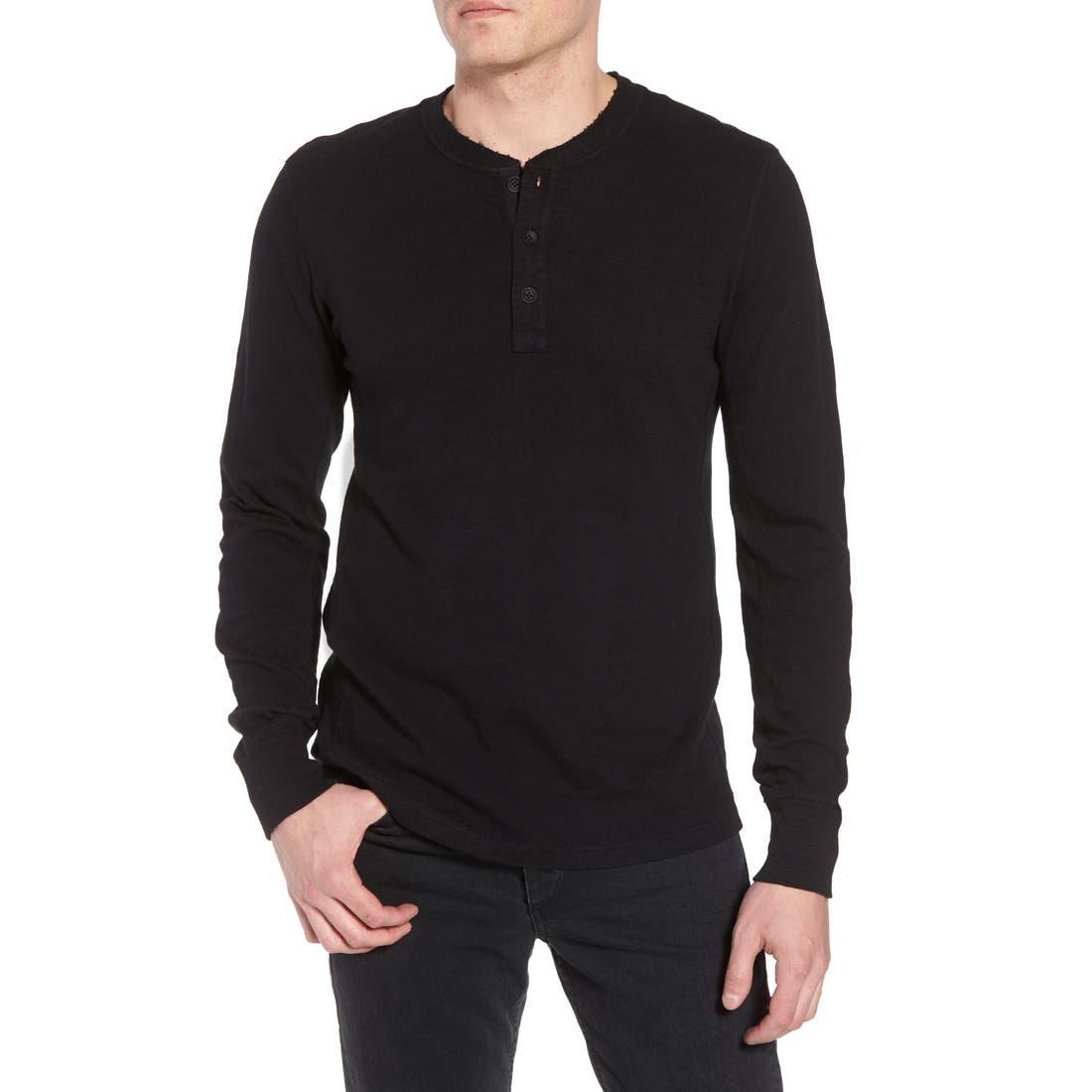 Rag & Bone Classic Slim Fit Henley