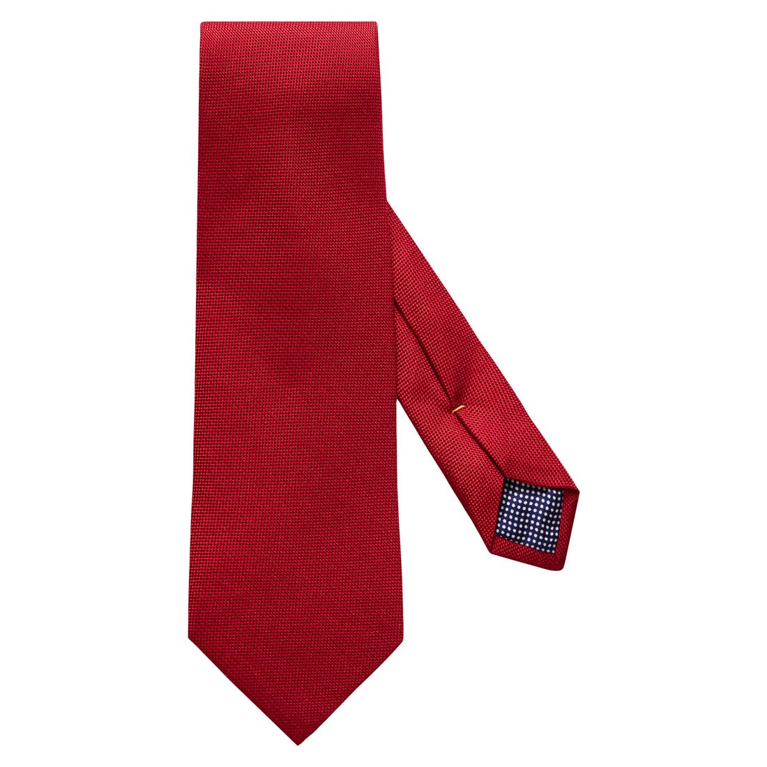 Eton Solid Silk Tie in Pink/red