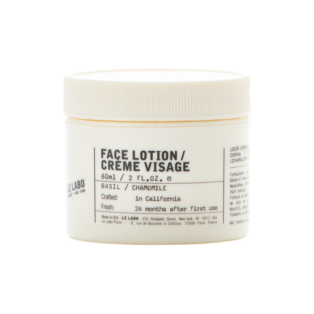 Le Labo Basil Face Lotion