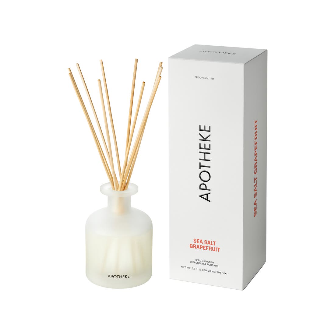 Apotheke Sea Salt Grapefruit Reed Diffuser