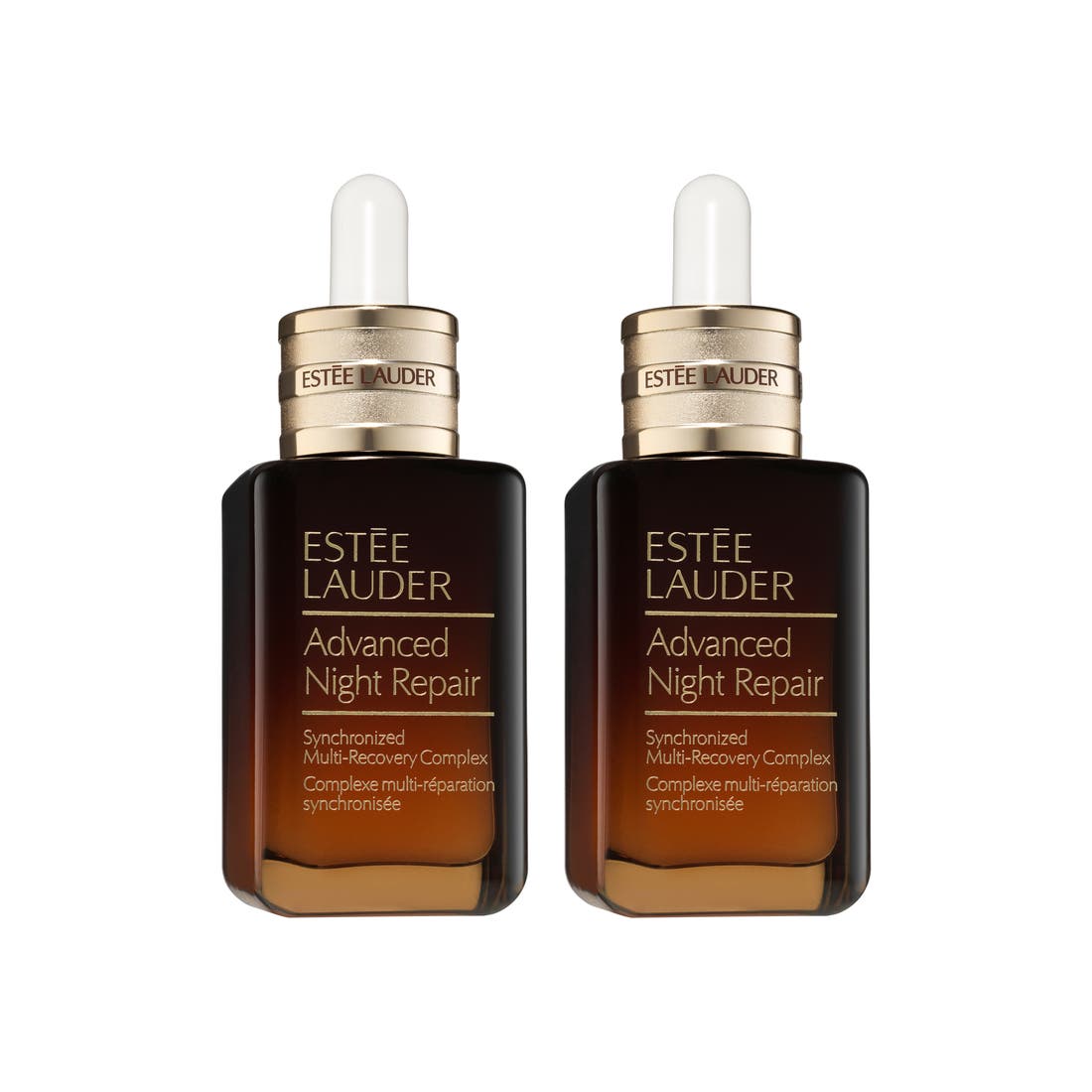 Estée Lauder Advanced Night Repair Synchronized Multi-Recovery Complex Serum Duo with Hyaluronic Acid & Peptides $250 Value