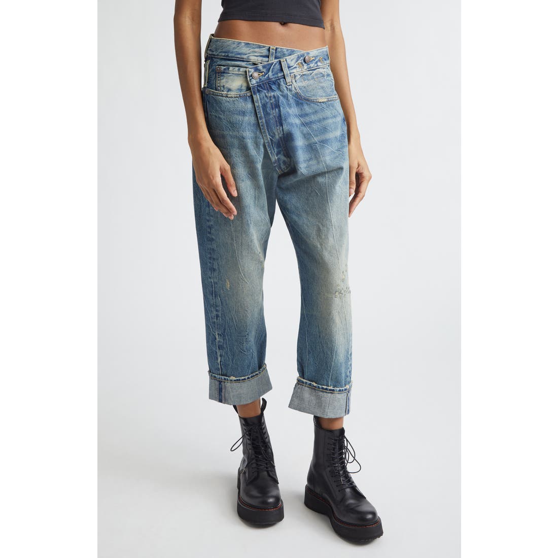 R13 Crossover Jeans