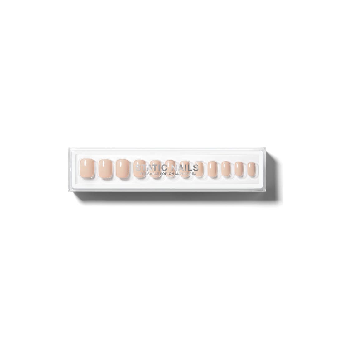 Static Nails Square Pop-On Reusable Manicure Set