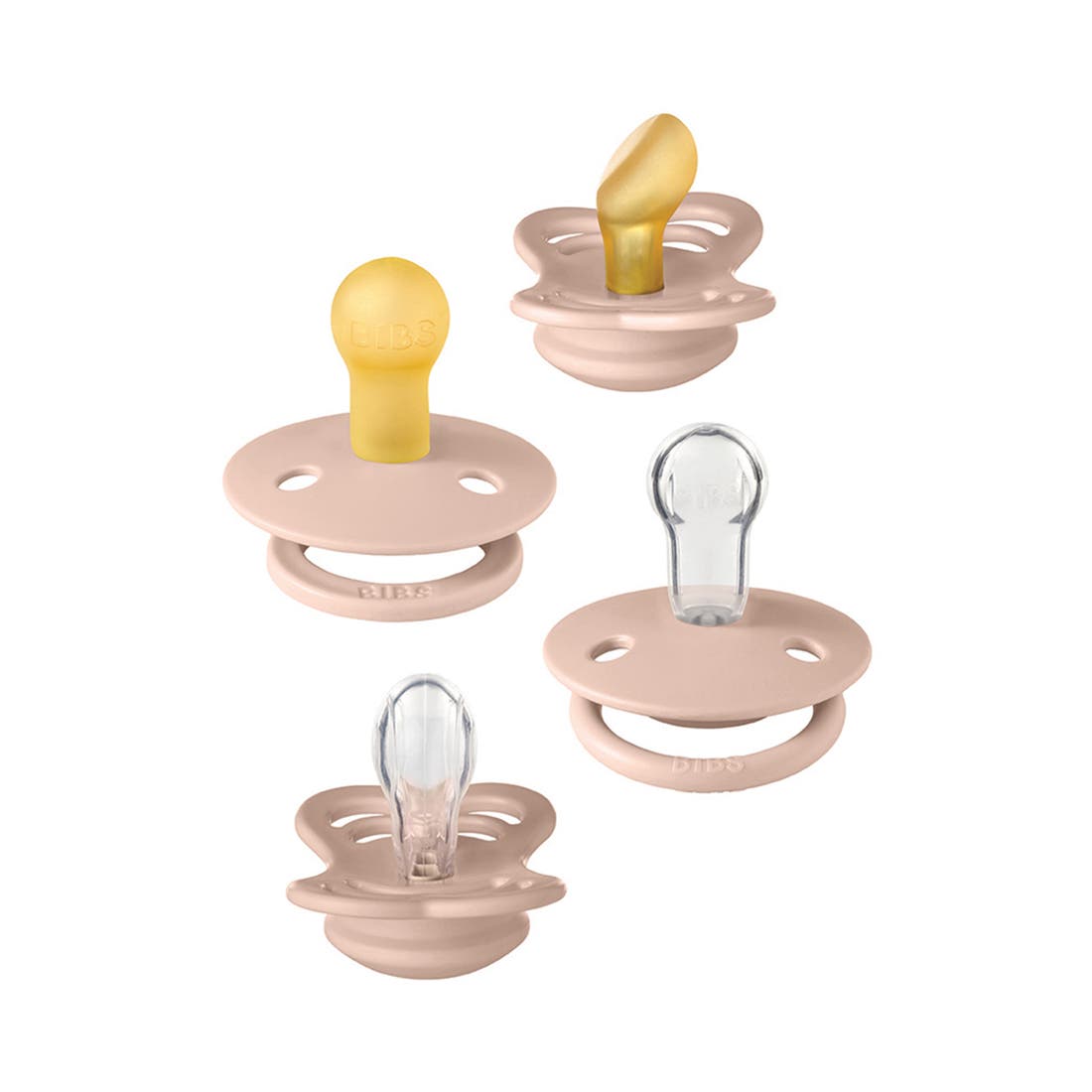 Bibs 4-Pack Try-It Collection Pacifier Set