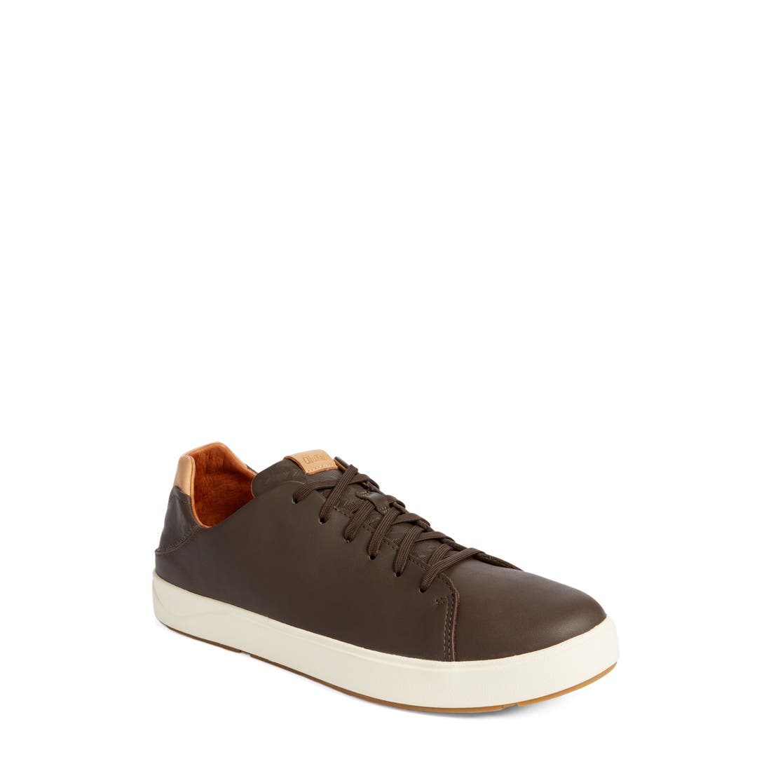 Olukai Lae‘ahi Li ‘Ili Convertible Low Top Sneaker in Dark Java/dark Java