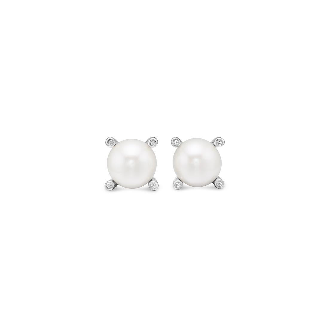 David Yurman Pearl Stud Earrings