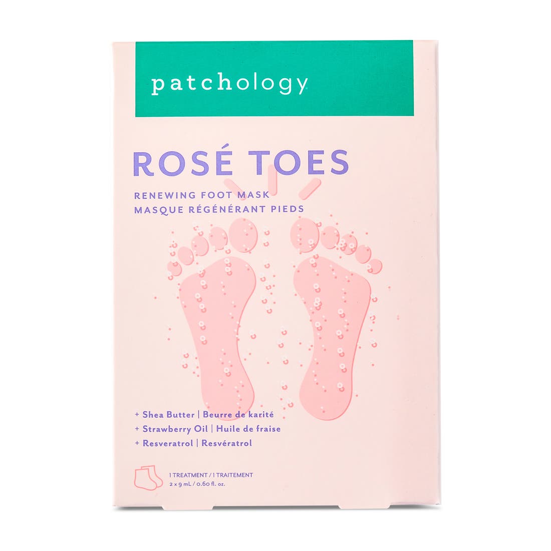 Patchology Rosé Toes Foot Mask