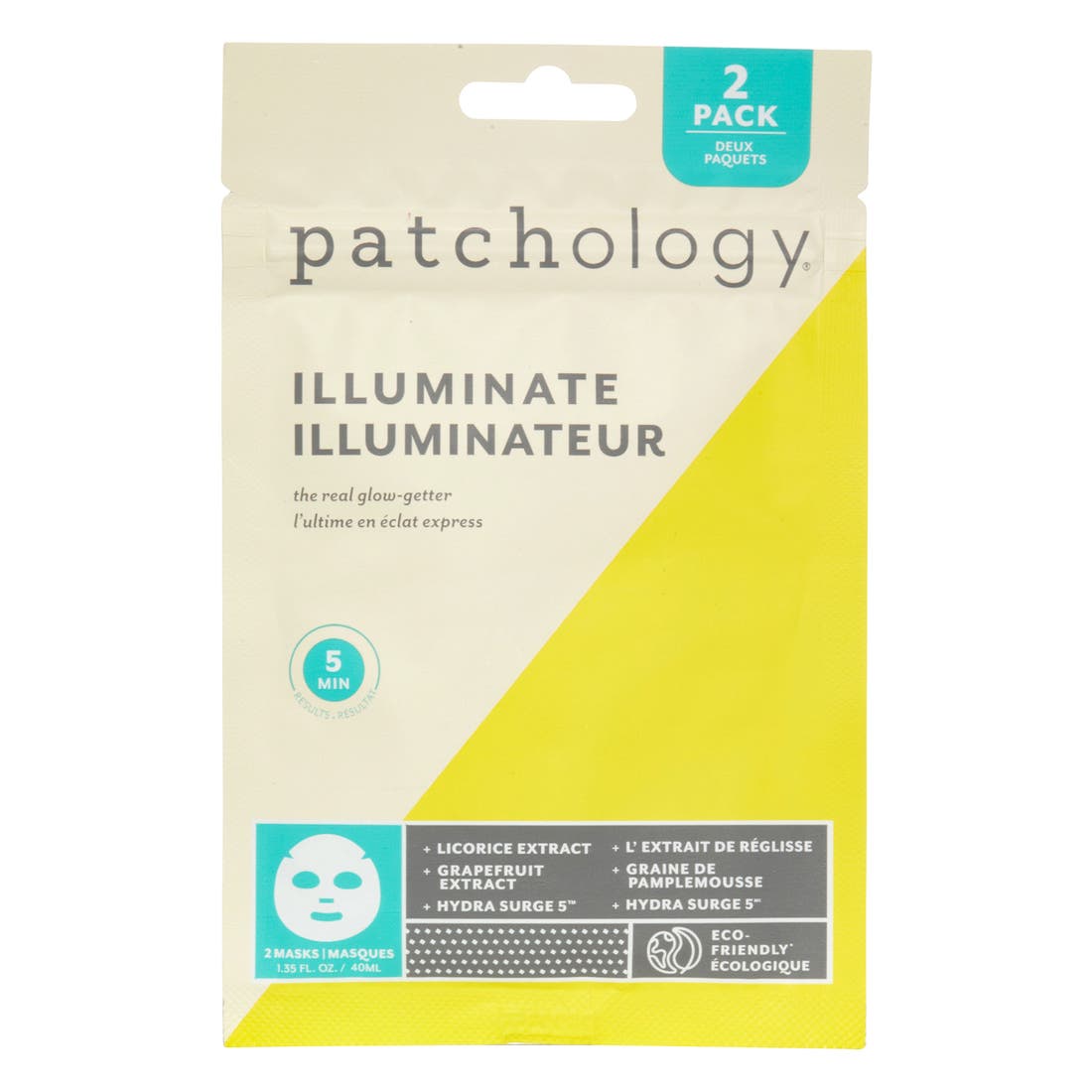 Patchology 2-Pack FlashMasque™ Illuminate Sheet Mask