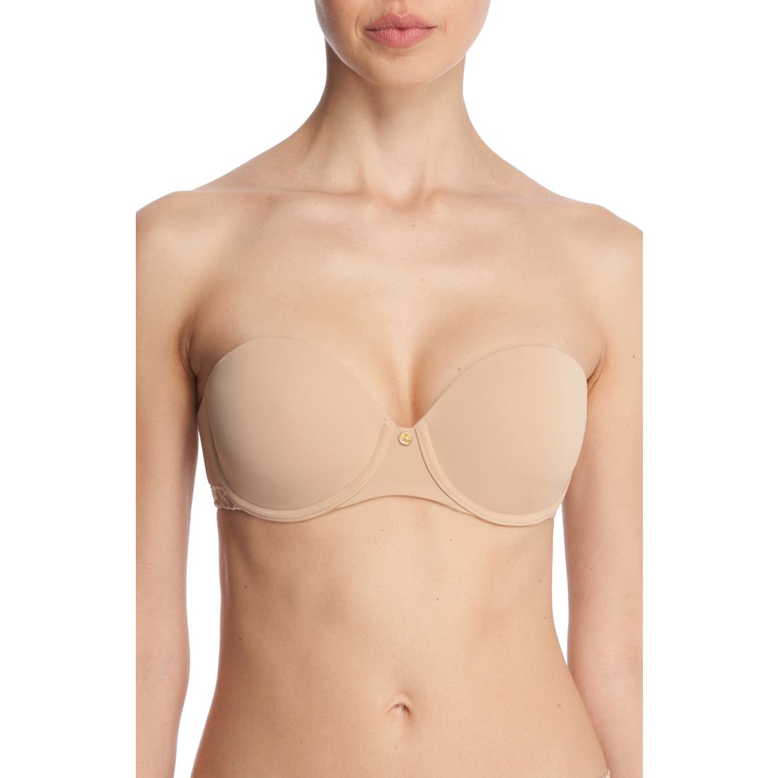 Natori Pure Luxe Strapless Contour Underwire Bra