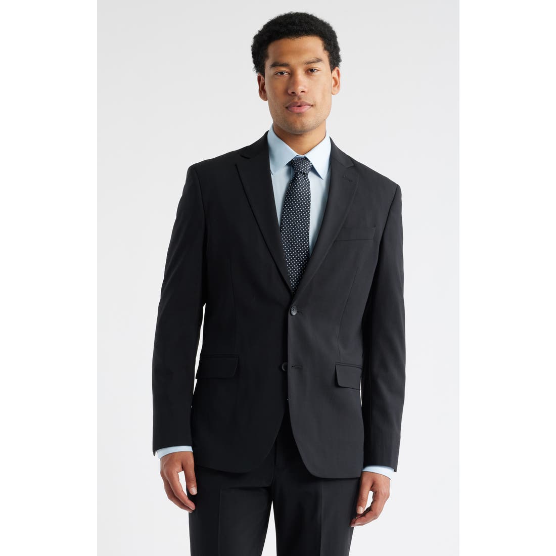 Nordstrom Henrik Trim Fit Solid Stretch Wool Suit Jacket