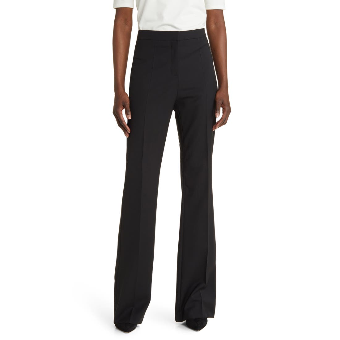 Boss Tuleah Wool Flare Pants