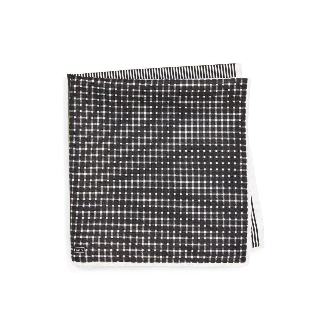 Nordstrom Panel Silk Pocket Square