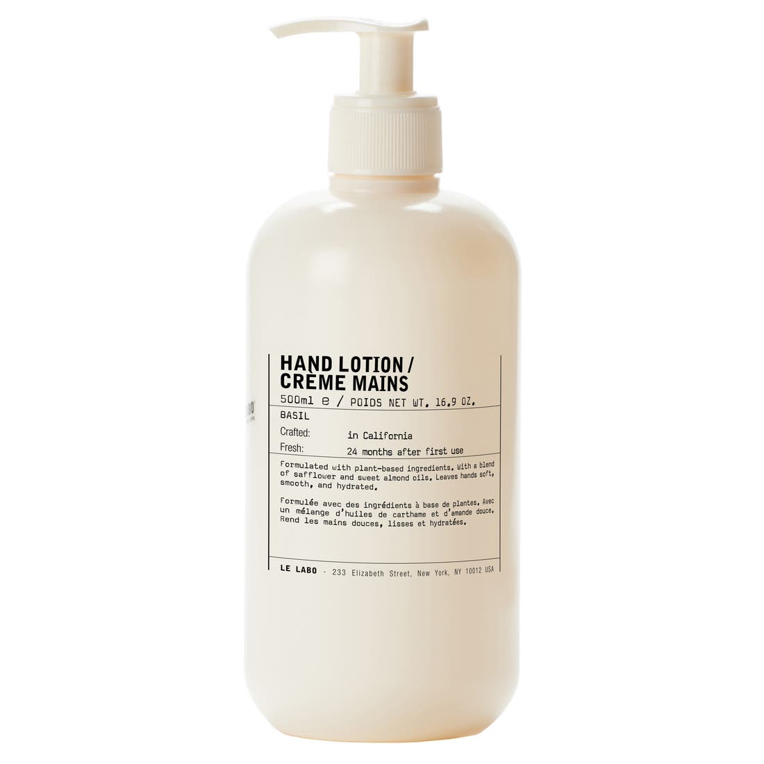 Le Labo Basil Hand Lotion