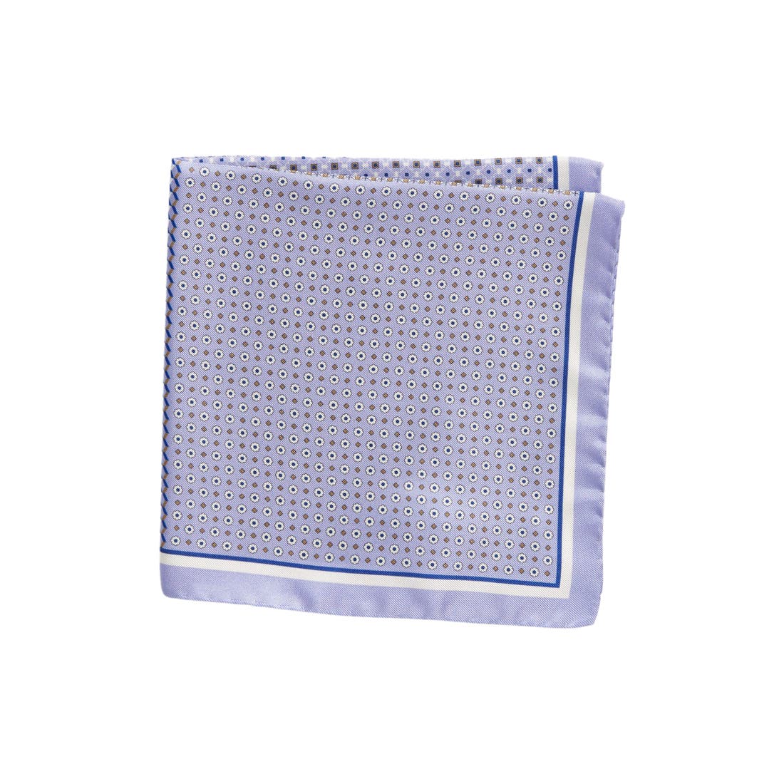 Eton Quadrant Silk Pocket Square