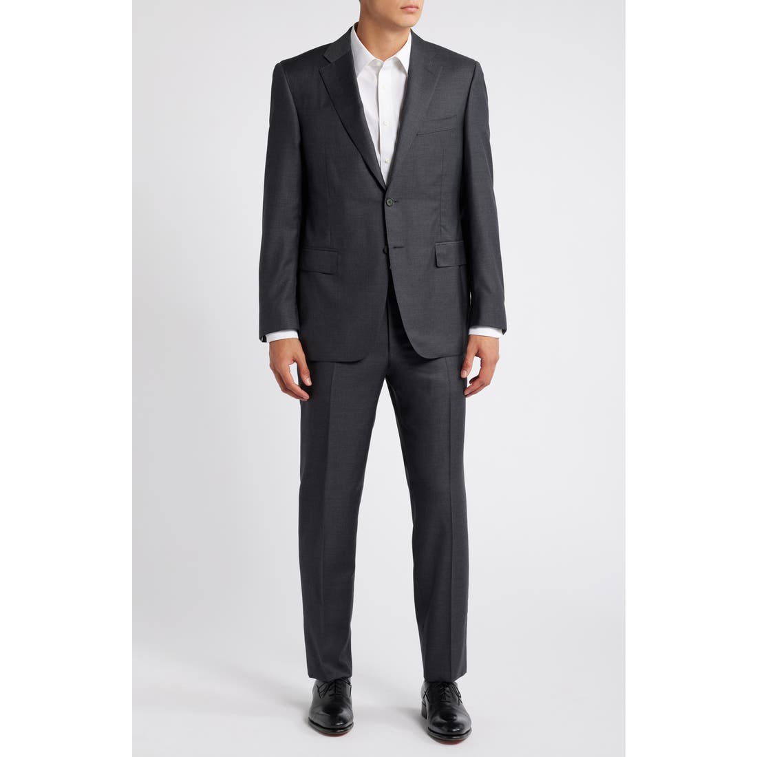 Canali Solid Wool Suit
